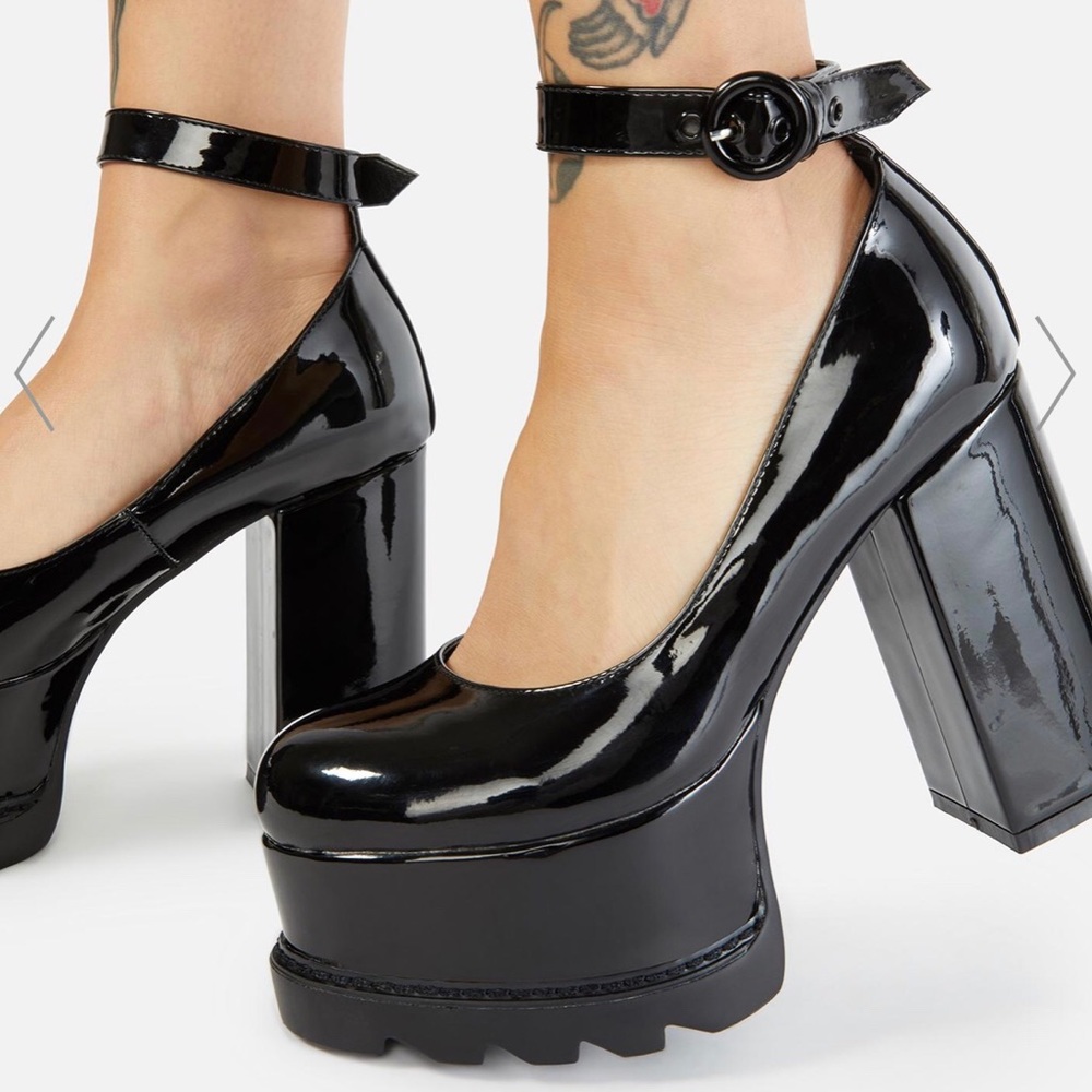 High Heel Platform Mary Janes